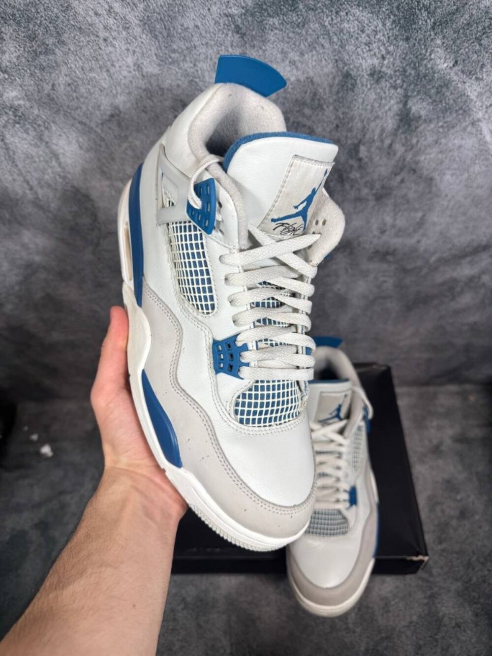 Size 11.5 | Jordan 4 Military Blue With Box | Pre-Owned